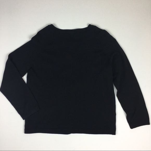 Zara Knit Black Cardigan with Pearls - Picture 4 of 5